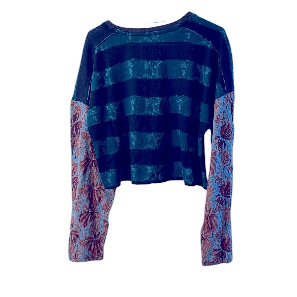 We the Free Jamie Cropped Top L New Indigo Combo - Picture 5 of 5